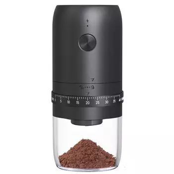 Электрическая кофеварка DERGUAM обновленная модель перезаряжаемая кофемашина в зернах портативная маленькая кофемашина точная регулировка густоты 1800 мАч автоматическая кофемашина в зернах