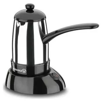 Электрическая кофеварка Korkmaz Smart Glossy InoxBlack