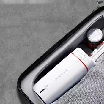 Электрическая кружка 1 шт. для кипячения воды 500 мл портативный из нержавеющей стали небольшой мини-термос для путешествий в общежитии чайник для горячей воды белый