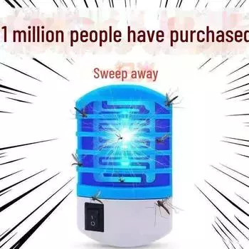 Электрическая лампа от комаров и мух — компактная, подключаемая для дома и общежития