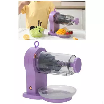 Электрическая ледяная дробилка, бритва, съемный снежный конус, машина для бритья