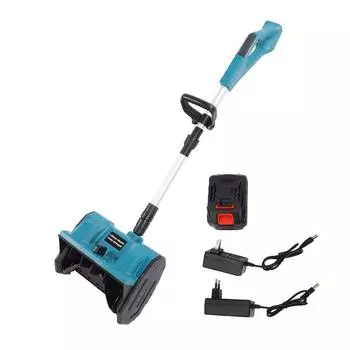 Электрическая лопата для снега шириной 12,5 дюймов, глубиной 6,3 дюймов, 26-футовая аккумуляторная лопата для снега с эргономичной ручкой US Plug