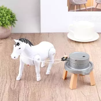 Электрическая лошадка игрушка легко устанавливается многоцелевая игра рука-мозг совместная электрическая лошадка игрушка со светом и звуком для детей onesize