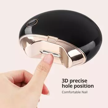 Электрическая маникюрная машинка для взрослых и детей, кусачки для ногтей, инструменты для дизайна ногтей, бытовые кусачки для ногтей, подрезка ногтей, зарядка через USB белый