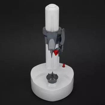 Электрическая машина для чистки картофеля и яблок из нержавеющей стали вращающаяся ножовка для фруктов и овощей белый