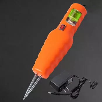 Электрическая машина для ощипывания птицы Машина для удаления перьев с курицы Эргономичная водонепроницаемая перьевая машина оранжевый