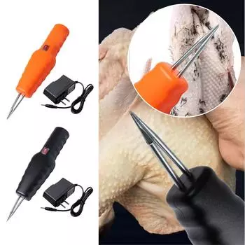 Электрическая машина для удаления перьев курицы Коммерческая машина для удаления шерсти птицы Ручная электрическая машина для удаления волос M оранжевый