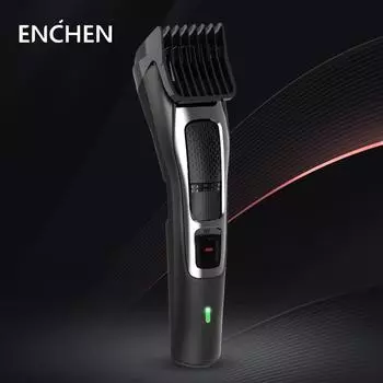 Электрическая машинка для резки волос Enchen Sharp3S с быстрой зарядкой через USB, малошумная прическа для волос