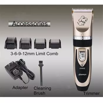 Электрическая машинка для стрижки домашних животных, машинка для стрижки собак, малошумный триммер для стрижки кошек, машина для удаления волос, набор для ухода за волосами