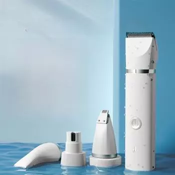 Электрическая машинка для стрижки и бритва для домашних животных: Триммер для кошек и собак, принадлежности для удаления шерсти и шерсти на лапах battery model розовый