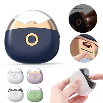 Электрическая машинка для стрижки ногтей, маникюрный уход, перезаряжаемый эргономичный дизайн, триммер для ногтей для взрослых и детей фиолетовый