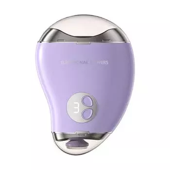 Электрическая машинка для стрижки ногтей Nail Clip-per 3Gears с двумя головками, симпатичная машинка для стрижки и полировки в форме манго