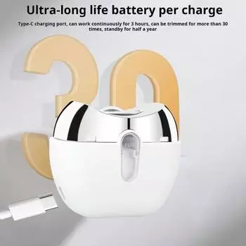 Электрическая машинка для стрижки ногтей, полировщик со светодиодной подсветкой, 2-скоростная, регулируемая, тип C, перезаряжаемая, автоматическая фиолетовый