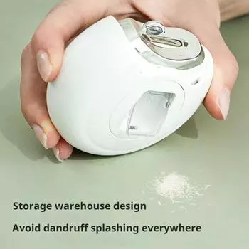 Электрическая машинка для стрижки ногтей, полировщик со светодиодной подсветкой, 2-скоростная, регулируемая, тип C, перезаряжаемая, автоматическая белый