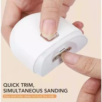 Электрическая машинка для стрижки ногтей с легким маникюром, триммер для ногтей для взрослых, детские ножницы для пальцев ног, педикюр, точилка для толстых ногтей