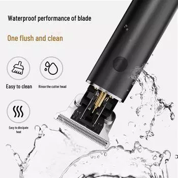 Электрическая машинка для стрижки волос из нержавеющей стали для салонов - точная стрижка и укладка с использованием масла