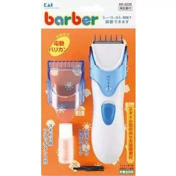 Электрическая машинка для стрижки волос Kai Kai Barber на батарейках KK0228