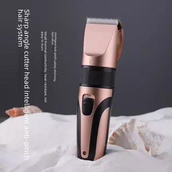 Электрическая машинка для стрижки волос с аккумулятором: Подходит для младенцев, детей и взрослых розового золота