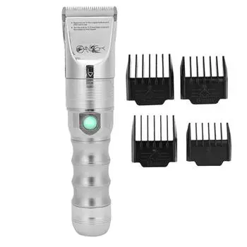 Электрическая машинка для стрижки волос с масляной головкой Триммер для укладки волос Парикмахерский инструмент для стрижки волос Серебро US Plug