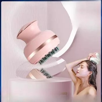 Электрическая меридианная щетка, соскабливание, растирание живота, вибрация, устройство для выкапывания головы и сухожилий, массаж всего тела, микротоковое косметическое устройство белый