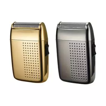 Электрическая мини-бритва для мужчин, бритва для бороды, для путешествий, подарков отцу золотой