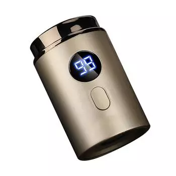 Электрическая мини-бритва, перезаряжаемая, для мытья всего тела, для путешествий, автомобиля, портативная мужская бритва золотой