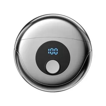 Электрическая мини-летающая тарелка бритва для дома и автомобиля портативная мужская бритва дорожный нож для бороды серебряный