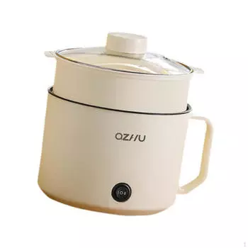 Электрическая мини-печь для быстрого приготовления пасты и стейков в общежитии белый