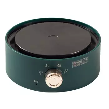 Электрическая мини-плита с вертикальным обогревом на 360 градусов, портативная настольная плита для домашнего кофе, чая, ва белый