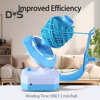 Электрическая мотальная машина для пряжи с регулируемой скоростью, мотальная машина для пряжи с низким уровнем шума, большой вместимостью, настольный дозатор пряжи для вязальщиц розовый