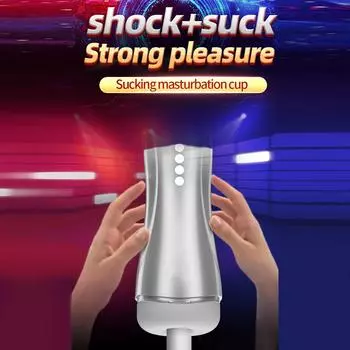 Электрическая мужская чашка для мастурбации, автоматический вибрирующий мастурбатор для сосания, эротические секс-игрушки для мужчин