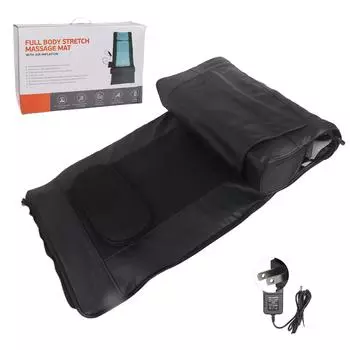 Электрическая нагревательная массажная подушка для всего тела, вибрационный массажер для всего тела, подушка для кровати, вилка 100240 В США US PLUG