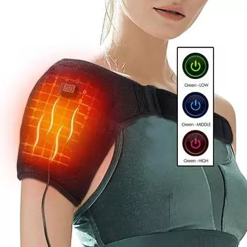 Электрическая наплечная подушка USB Электрическая наплечная подушка Горячий компресс Полынь Бытовая техника чёрный