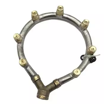 Электрическая насадка-распылитель для садового шланга высокого давления с 7 съемными наконечниками из нержавеющей стали для мытья автомобиля и полива растений A