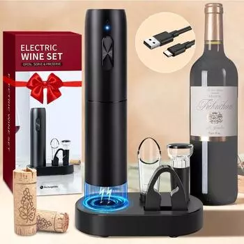 Электрическая открывалка для бутылок красного вина с автоматическим открыванием бутылок, укупориванием, удобная быстрая барная стойка, принадлежности для вечеринок, кухонные принадлежности для вина