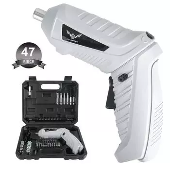 Электрическая отвертка Аккумуляторная аккумуляторная отвертка Мощная ударная беспроводная отвертка Дрель Электрическая отвертка