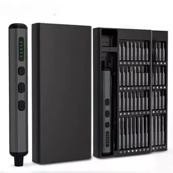 Электрическая отвертка, набор электрических отверток 68 в 1 с 64 магнитными битами, прецизионная отвертка, беспроводной инструмент для ремонта телефона, камеры, ноутбука, часов 68 in1