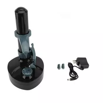 Электрическая овощечистка с 3 головками Автоматический электрический инструмент для чистки фруктов из нержавеющей стали для картофеля чёрный