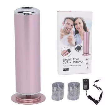Электрическая пилка для удаления мозолей на ногах, удаление омертвевшей кожи, шлифовальная машинка для педикюра с 60 сменными наждачными бумагами