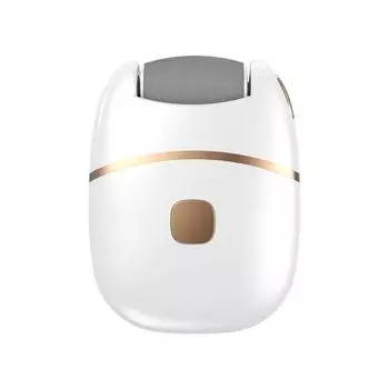 Электрическая пилка для удаления мозолей с регулируемой скоростью, пилка для ног со светодиодной подсветкой и защитой, перезаряжаемая шлифовальная машинка для ног, эргономичный инструмент для педикюра