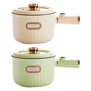 Электрическая плита 1.6L 2-скоростная электрическая плита с антипригарным покрытием бытовая электрическая рисоварка для овсянки приготовление пасты зелёный