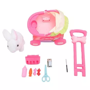 Электрическая плюшевая игрушка кролик Интерактивная электронная игрушка плюшевый кролик с движениями