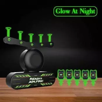 Электрическая подвеска, игрушка-мишень для стрельбы из мяча, светящаяся в темноте, для детей, игра-тренировка по стрельбе на дальние дистанции для малышей и мальчиков