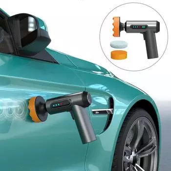 Электрическая полировальная машина для удаления царапин на краске, аксессуары для автомойки, полировальный круг для автомобиля, набор для ремонта лакокрасочного покрытия для мотоцикла, внедорожника, универсальный чёрный