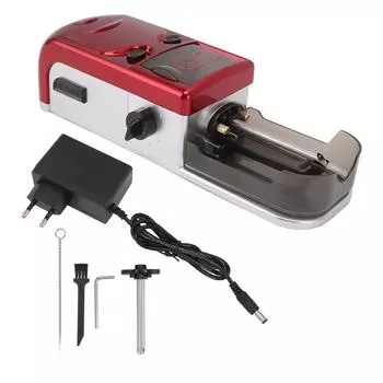 Электрическая прокатная машина 8 мм 6,5 мм Автоматическая инжекторная машина Ролик красный