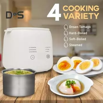 Электрическая яйцеварка 6-в-1 Rapid с автоматическим отключением, звуковым напоминанием, дизайном сенсорного экрана, пищевым классом, не содержащим бисфенол-А, умная электрическая яйцеварка UK