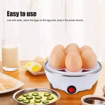Электрическая яйцеварка Многофункциональная яйцеварка Кухонная техника для быстрого приготовления завтрака на пару EU