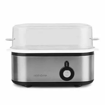 Электрическая яйцеварка с управлением серебряный