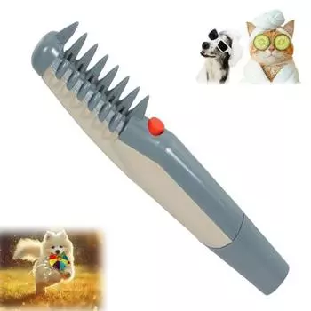 Электрическая расческа для ухода за домашними животными, триммер для шерсти собак, щетка для удаления комков шерсти домашних животных для длинной и короткой шерсти A