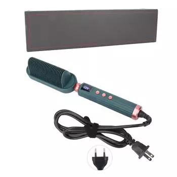 Электрическая расческа с отрицательными ионами, выпрямление волос, щипцы для завивки волос, щетка для укладки волос, 110240 В US Plug